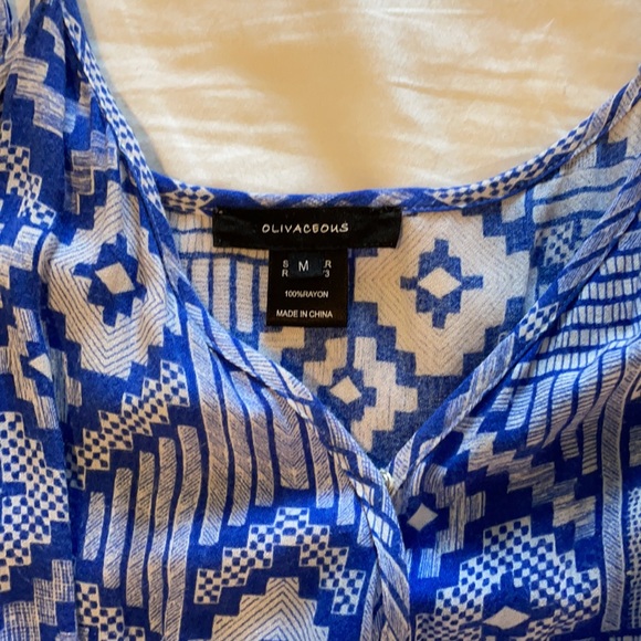 Blue and white mini romper - Picture 2 of 4